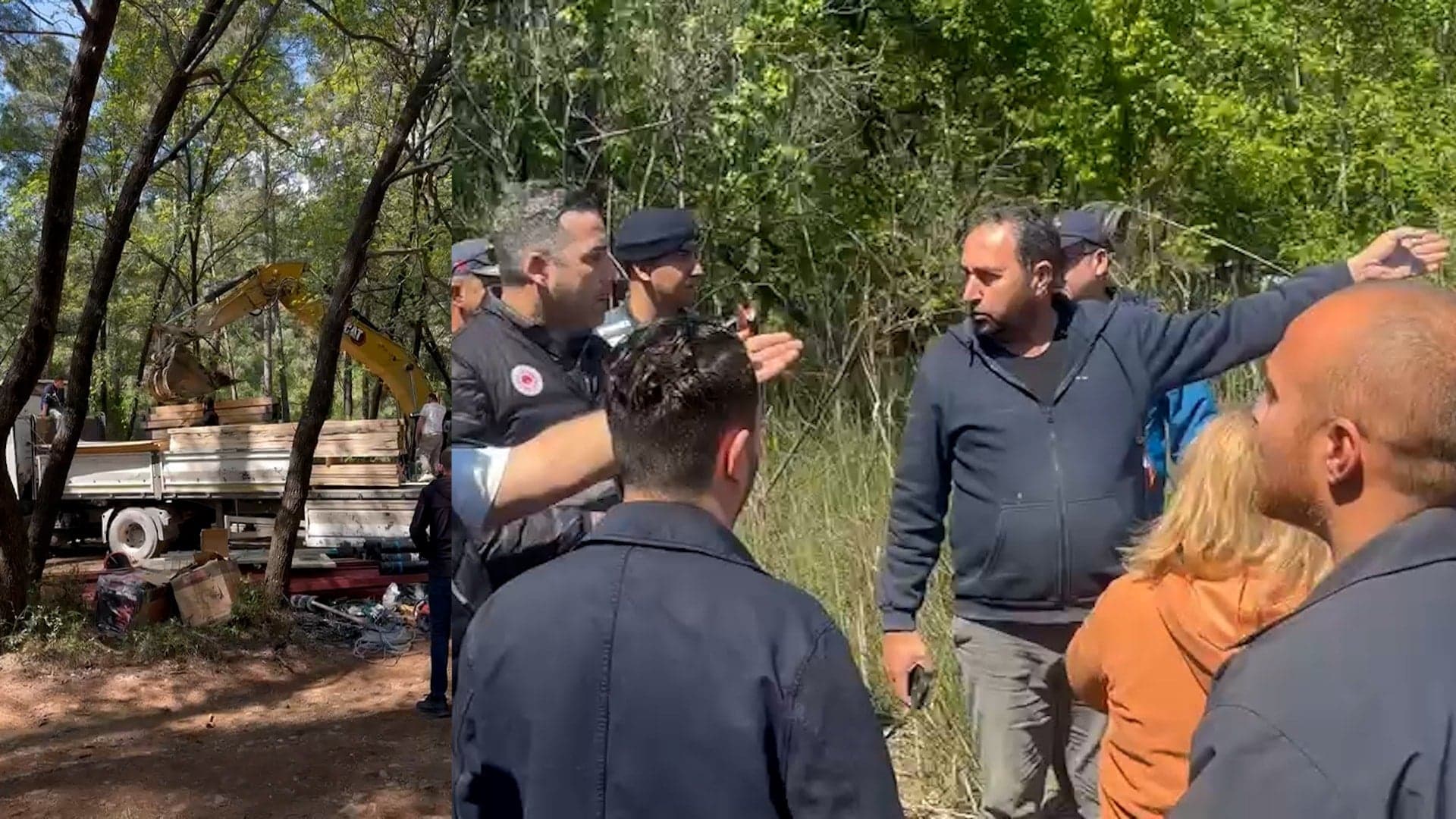 Göcek'te doğa katliamı: Cennet koyu rant için kepçeyle duman ettiler!