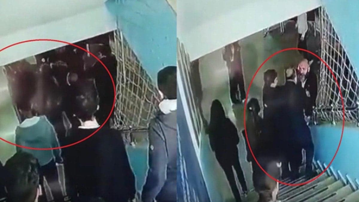 Gözü dönmüş veli okulu basıp öğretmeni dövdü!